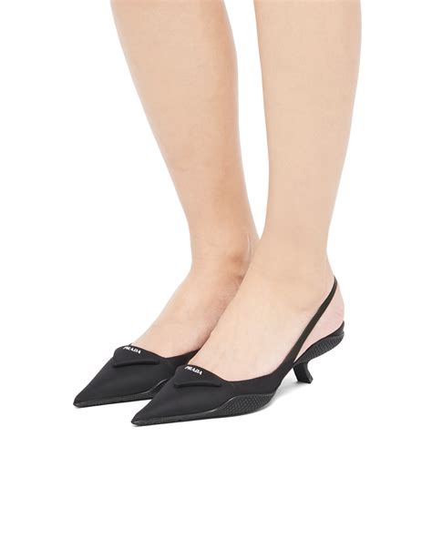 prada slingback nylon|prada heels price.